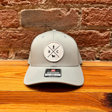 Load image into Gallery viewer, Richardson Woven Quad Logo Trucker